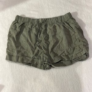 Green woman’s shorts